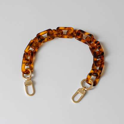 Amber Acrylic Chain – 18" Handle & Decor