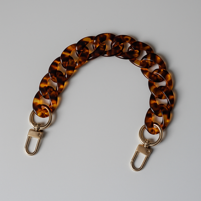 Amber Acrylic Chain – 18" Handle & Decor